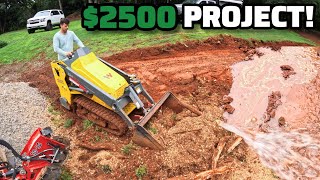 Customer Paid Me $2500 To Build Him A Gravel Driveway For His Camper! 