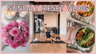 (nyc vlog) SUNDAY RESET ROUTINE in New York City: workout, cleaning, fitness, wellness & self-care!