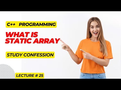 explain array with example, static one dimensional array c++