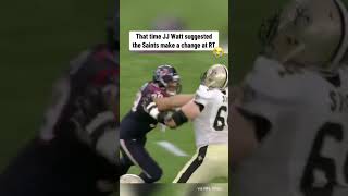 JJ just calling it like it is 😂 #jjwatt #texans #saints #nflmicdup #nflfunny