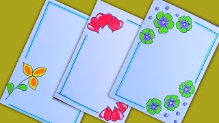 BORDER DESIGN/PROJECT WORK DESIGN/FRONT PAGE DESIGN/ASSIGNMENT DESIGN/FLOWER DESIGN/UNIQUE DESIGN