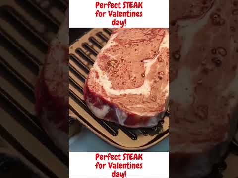 Perfect Steak for a Romantic Valentine's Day Dinner #shorts #valentinesday