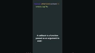 JavaScript in 60 Seconds: Functions & Callbacks Explained! #javascript #functions #callbacks #webdev
