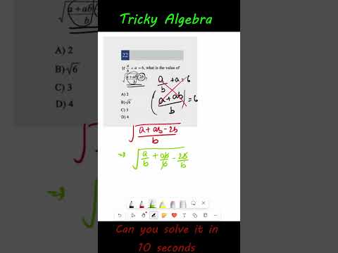 Nice Tricky Algebraic Question #mathproblems #algebraicequation #trickymath #interestingmath