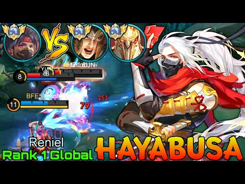 Hard Carry Hayabusa VS Top Global Masha & Johnson - Top 1 Global Hayabusa by Reniel - Mobile Legends