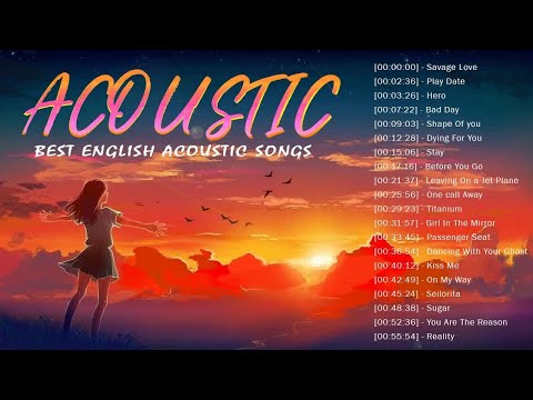 English Acoustic Songs Playlist 2022🎵 Best Acoustic Cover of Popular Songs Playlist