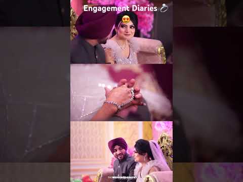 Engagement day😍#love #fairytail #harshi #couplegoals #sikhwedding