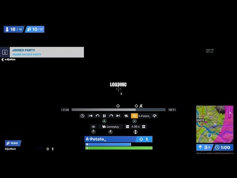 Fortnite quick Snipe from car (replay mode)