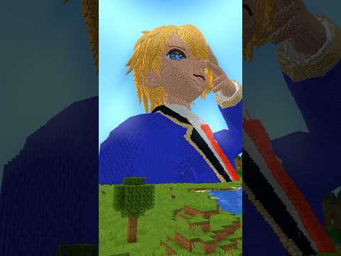 『 推しの子 / 星野アクアマリン 』 #マイクラ  #shorts #アイドル #タイムラプス