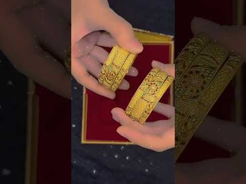 nice gold 💛 bangles design #gold #shorts #bangles #trending #viral #earrings #goldjewellery