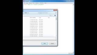 Learning Python   Lesson 3   Your First Program
