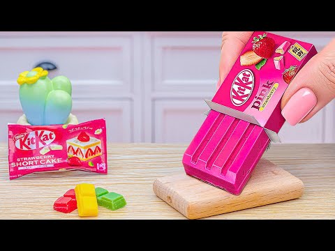 Amazing KITKAT Cake Dessert🌈Lovely Miniature Chocolate KITKAT Cake Decorating Recipe