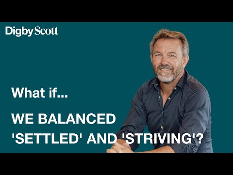 What if we balanced being settled vs striving?