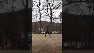 Nasty cross for the game winner!