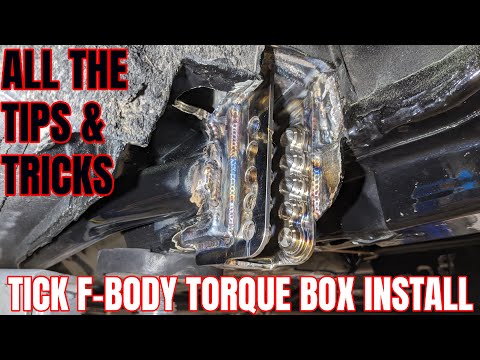 New Tick Performance Adjustable LCA F-Body Torque Boxes.  All the tips and tricks.