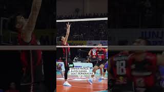 Teknik umpan setter Alfin Daniel saat pemanasan #volleyball #tarkam #volitarkam