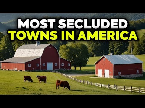 Top 10 most secluded towns in the United States.