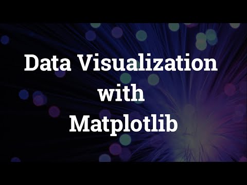 Data Visualization with matplotlib || Matplotlib Tutorial