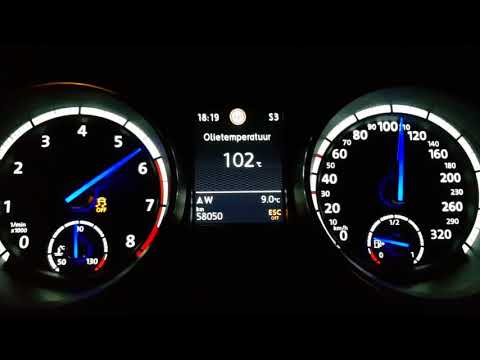 VW Golf 7 R DSG Launch control (400HP STAGE 2) - 0-150 km/h acceleration MK7 VII R20