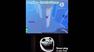 "Who is the best God Human user?"-"Uzoth" - Blox Fruits - Troll Face meme💀☠️