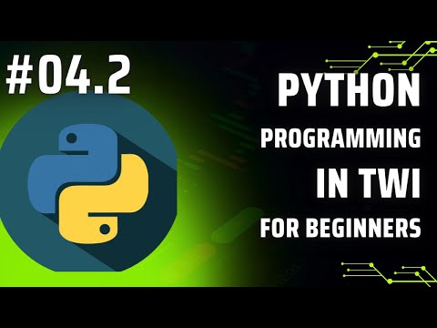 Learn Python Programming in Twi : Day 4.2 - Opeartors (Comparison and Logical Operators)