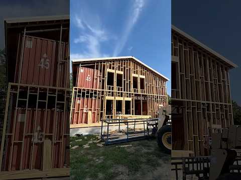 Shipping container home build. #construction #diy #shorts #containerhouse