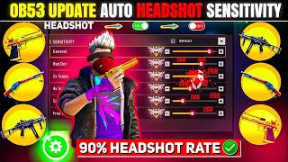 Free Fire One Tap Headshot Setting 2026 🎯 | Best Sensitivity + HUD | Headshot Trick