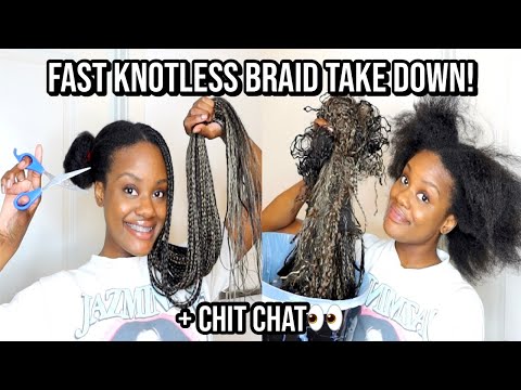 Skip the Rat Tail Comb! The FASTEST Way to Take Down Braids| ADAISHA MIRIAM