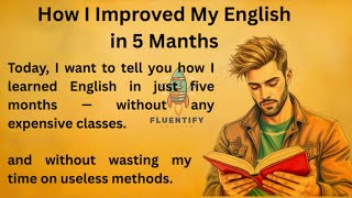 How I Improved My English in 5 Manths | Graded Reader | Improve Your English | English Subtitle