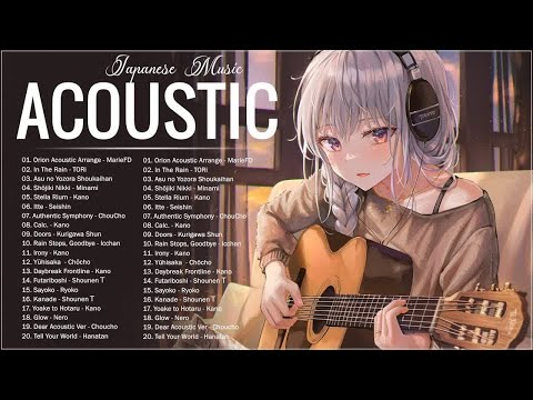 Best Acoustic Japanese Song 🎸 Relaxing Japanese Acoustic Music