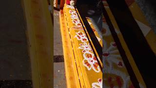 om namo venkateshaya 🙏🏻 gadapa muggu 🌸 subscribe #youtubeshorts #rangoli #muggulu #doorstepkolam
