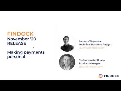 FinDock November 2020 release webinar