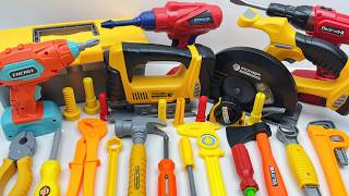 13-minute unboxing: Drill, chainsaw, and toolbox all included; immersive engineering experience.