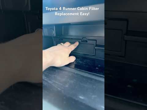 Toyota 4 Runner cabin filter replacement! #automobile #toyota