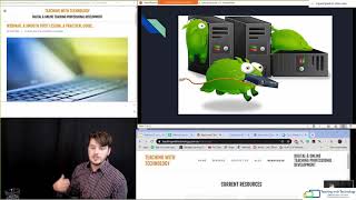 Teaching online Webinar. Online lessons, tips and tricks. TeachingwithTechnology