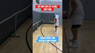 No One Can Hit A Ball Past This Pickleball Sensei | #pickleball #sports #challenge #pro #funny #best