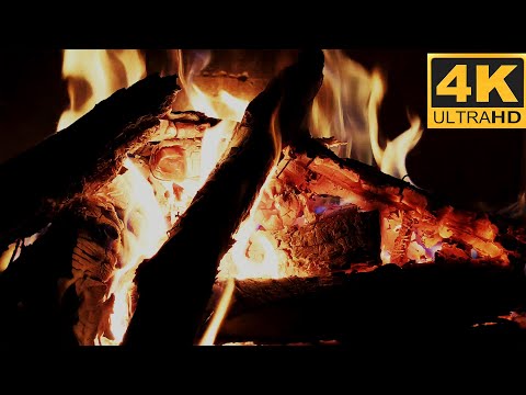 🔥 Relaxing Fireplace (1 HOURS) with Burning Logs and Crackling Fire Sounds for Stress Relief