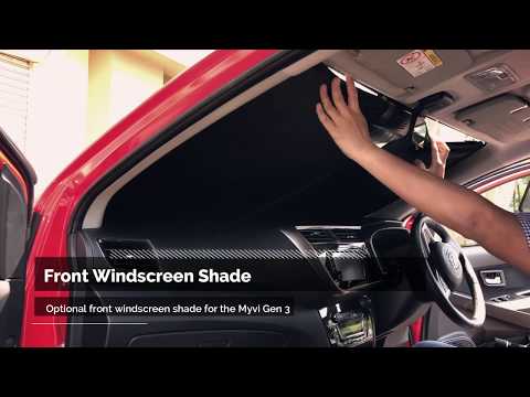 Groovy Sunshades for the Perodua Myvi Generation 3