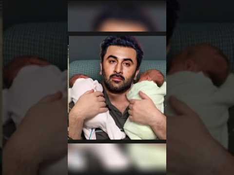 cute couple alia Ranbir blessed with twins 😘❤️🥰🥳#aliabhatt #rahakapoor #ranbirkapoor