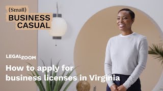 How to apply for business licenses in Virginia