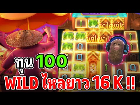 Thai River Wonders : สล็อตPG สล็อตตลาดน้ำ สล็อตทุนน้อย WILD ไหลดีจัด !!