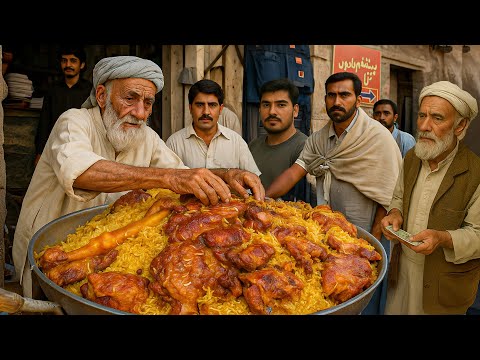 Kabuli pulao | 100 KG Original Afghan Pulao | Street food Afghanistan