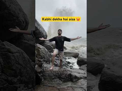 Magic of sea 🌊 pehle baar dekha hoga aisa 😱🤯 #magic #season #monsoon #love #trendingstatus