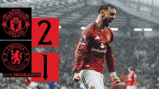 100 GOALS FOR BRUNO! 🙌 | Man Utd v Chelsea