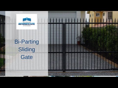 Bi-Parting Sliding Gate New Install: Brisbane Automatic Gate Systems