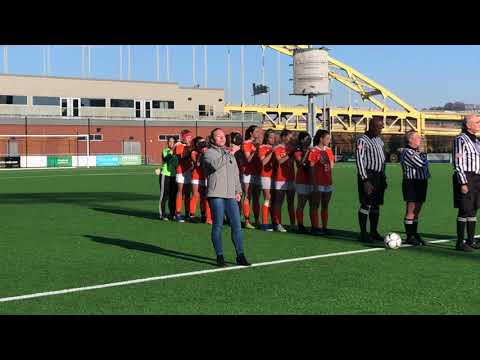 Sabrina K Sings The National Anthem