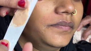 Upper lips waxing tutorial/Rica wax kaise use kren/ #skincare #beauty #pummybeautyworld #waxing #wax