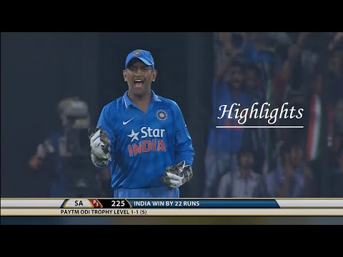 Dhoni's 92, spinners lift India to 22-Run Win! IND vs SA 2015 | 2nd ODI Indore Highlights