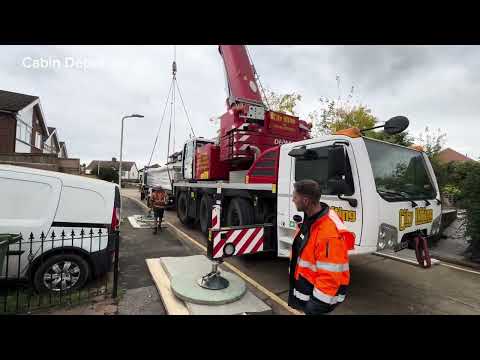 40 ft Container Swimming Pool delivery to Essex London.