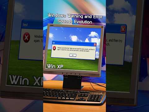 Evolution of Windows Warning and Error Sounds! (1985-2025)